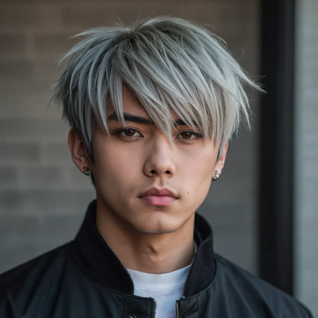 Low Taper with Layered Bangsnime InspiredA 0