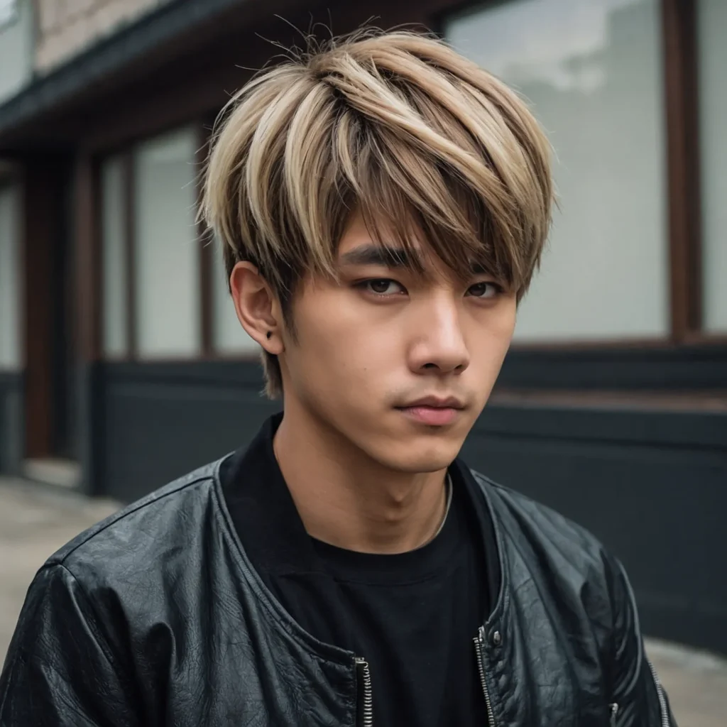 Low Taper with Layered Bangsnime InspiredA 3