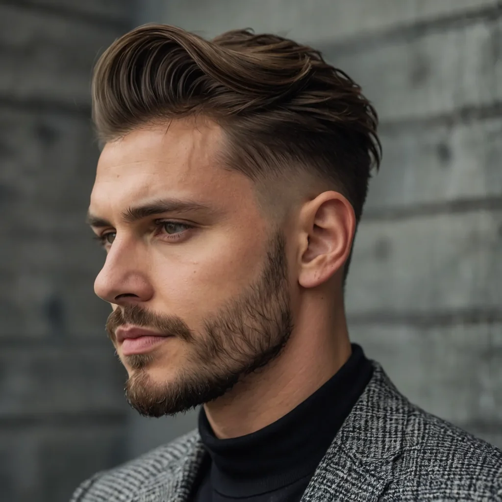 Low Taper with Middle Part Subtle FlowA man w 3