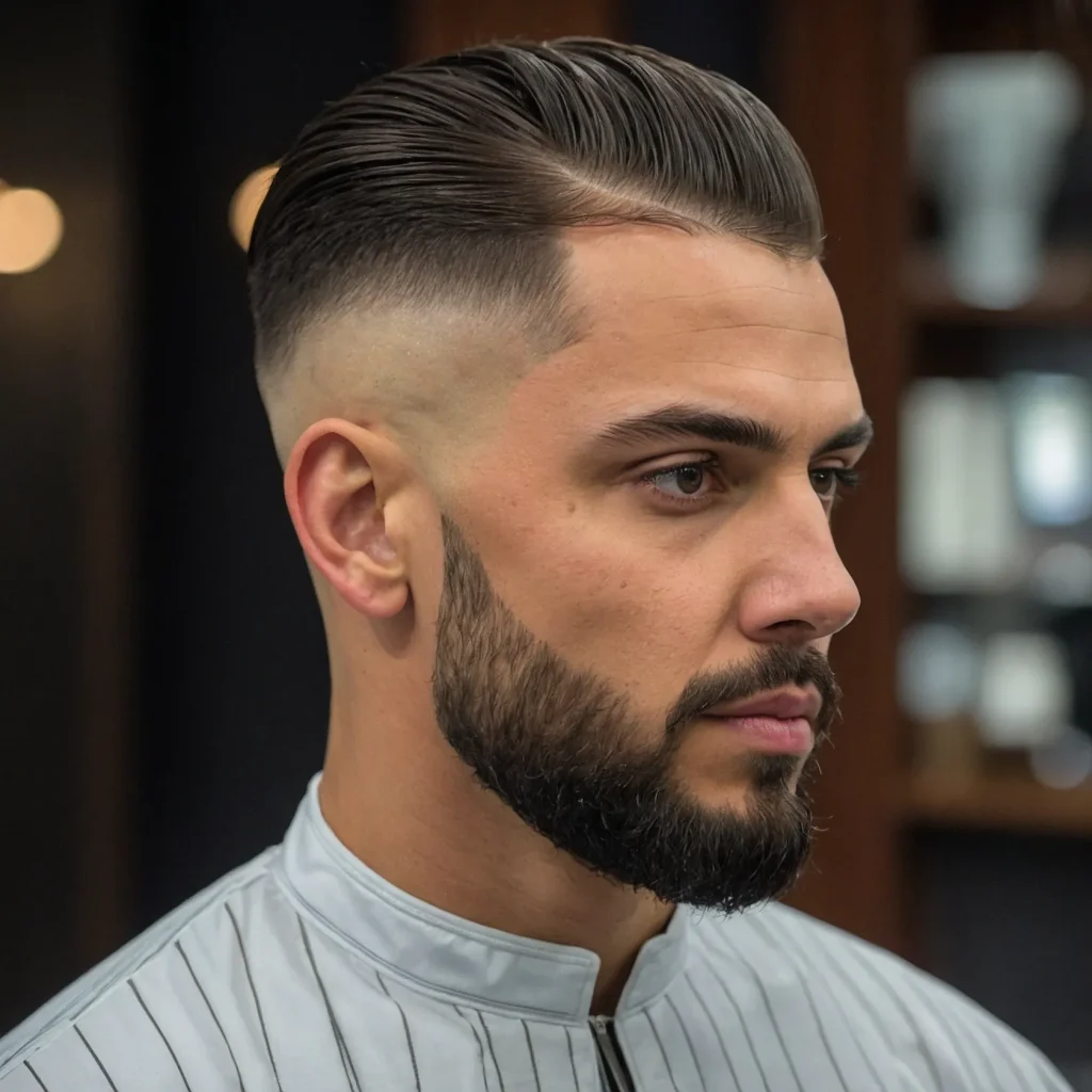 Low Taper with Narrow Back Fadend Comb Text 0