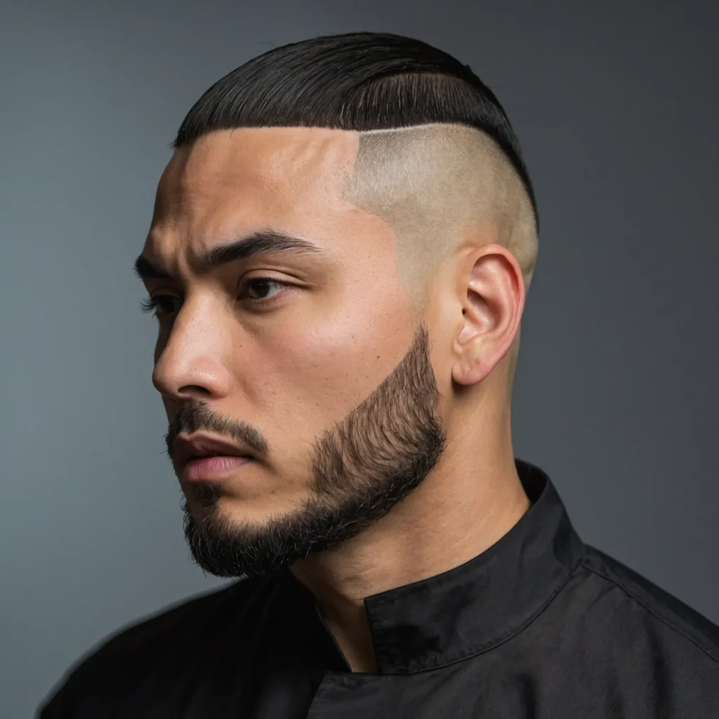 Low Taper with Ninja Mask Hairline Shaped Fro 0
