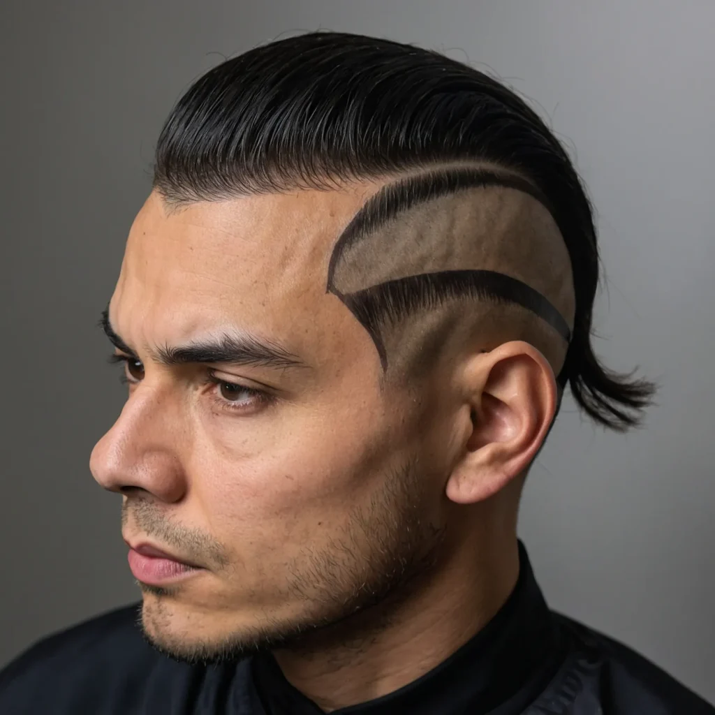 Low Taper with Ninja Mask Hairline Shaped Fro 3