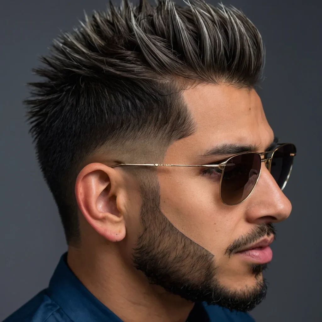 Low Taper withnime Spikesnd High ShineA m 0