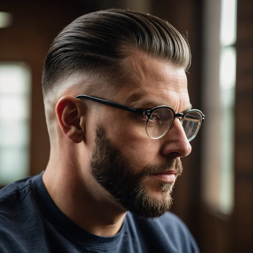Mid Fade with Comb Overprofessional white m 0