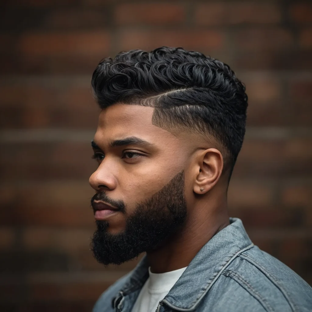 Mid Fade with High Volume CoilsBlack man wi 3