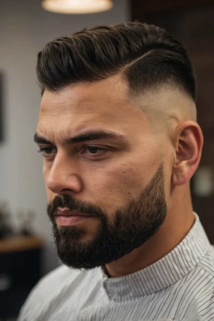 Mid Fademan with mid fade haircut fade st 3