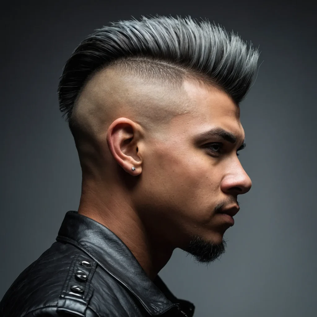 Mohawk Mullet FadePrompt Black men with mohaw 3