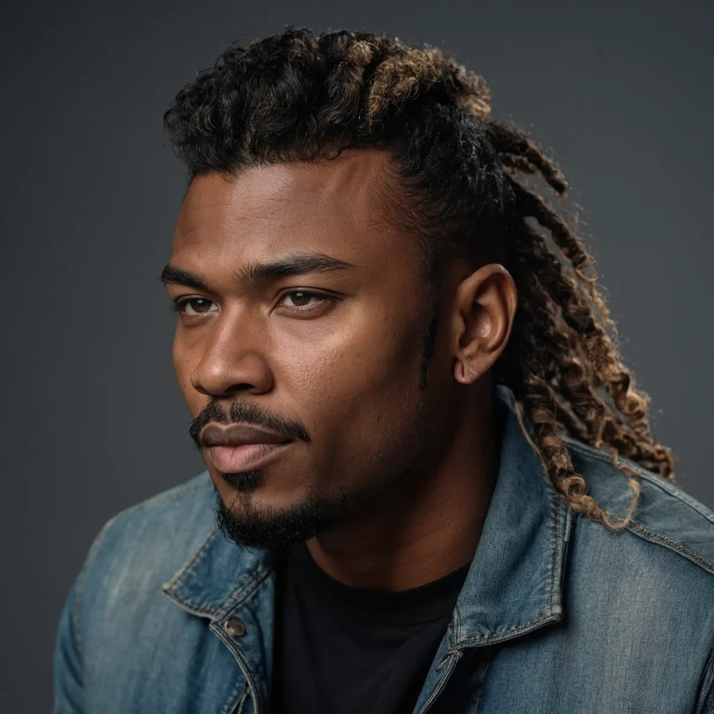 Natural Texture Mullet with FadePrompt Black 0