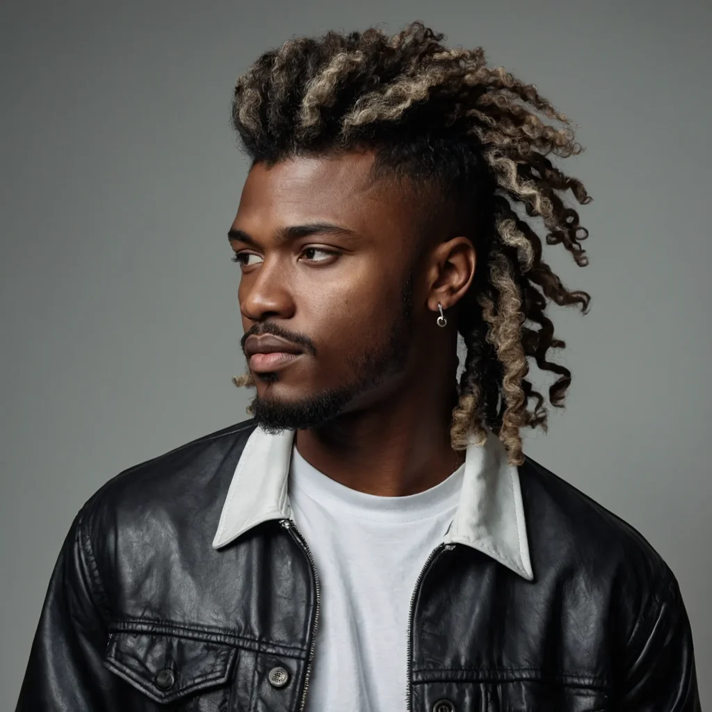 Natural Texture Mullet with FadePrompt Black 3