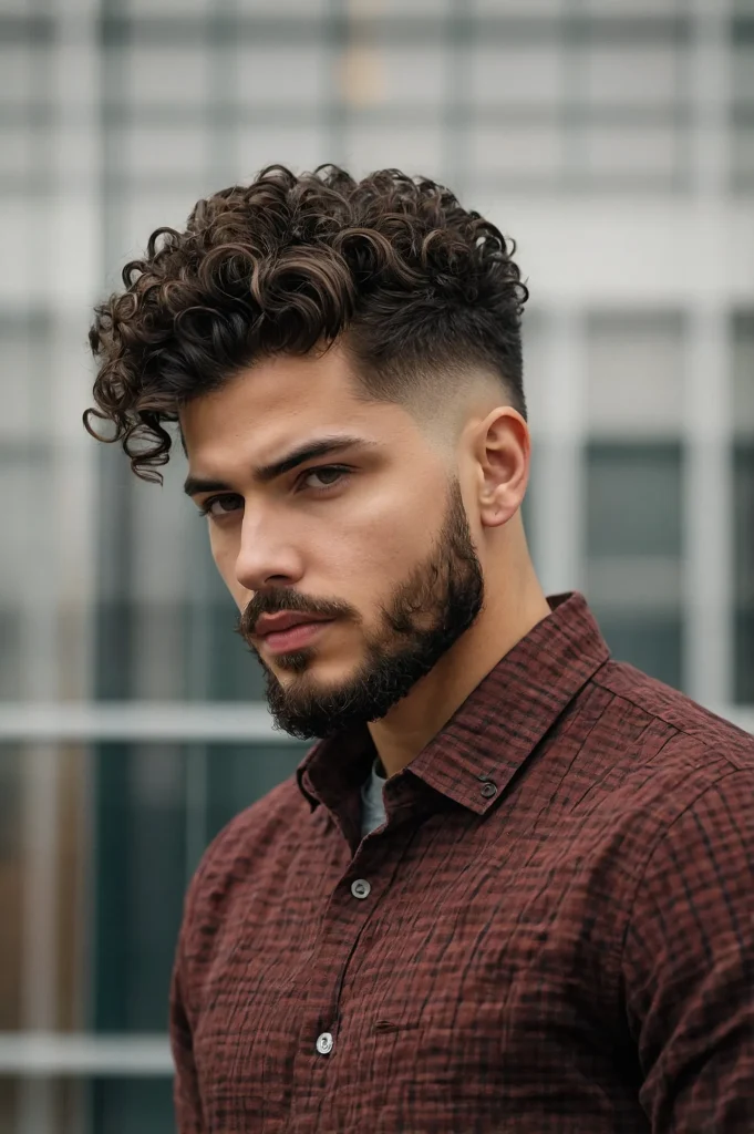 Natural Volume on Top with Sharp Taper Lines0