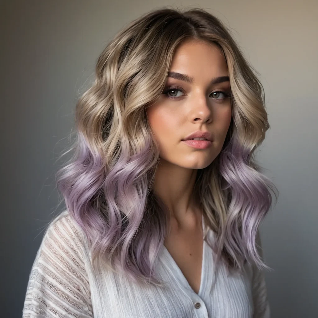 Photorealistic image of young woman with mi 0