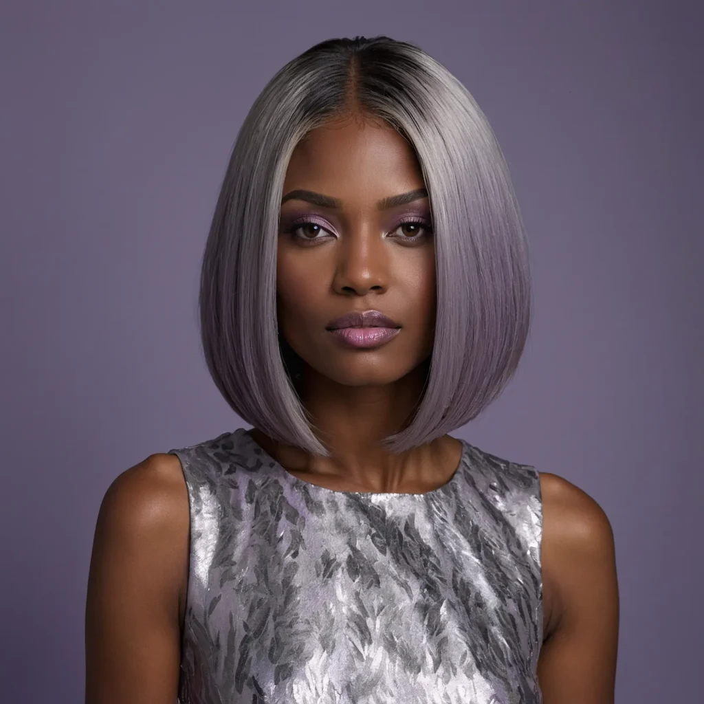 Realistic image of woman with sleek strai 0