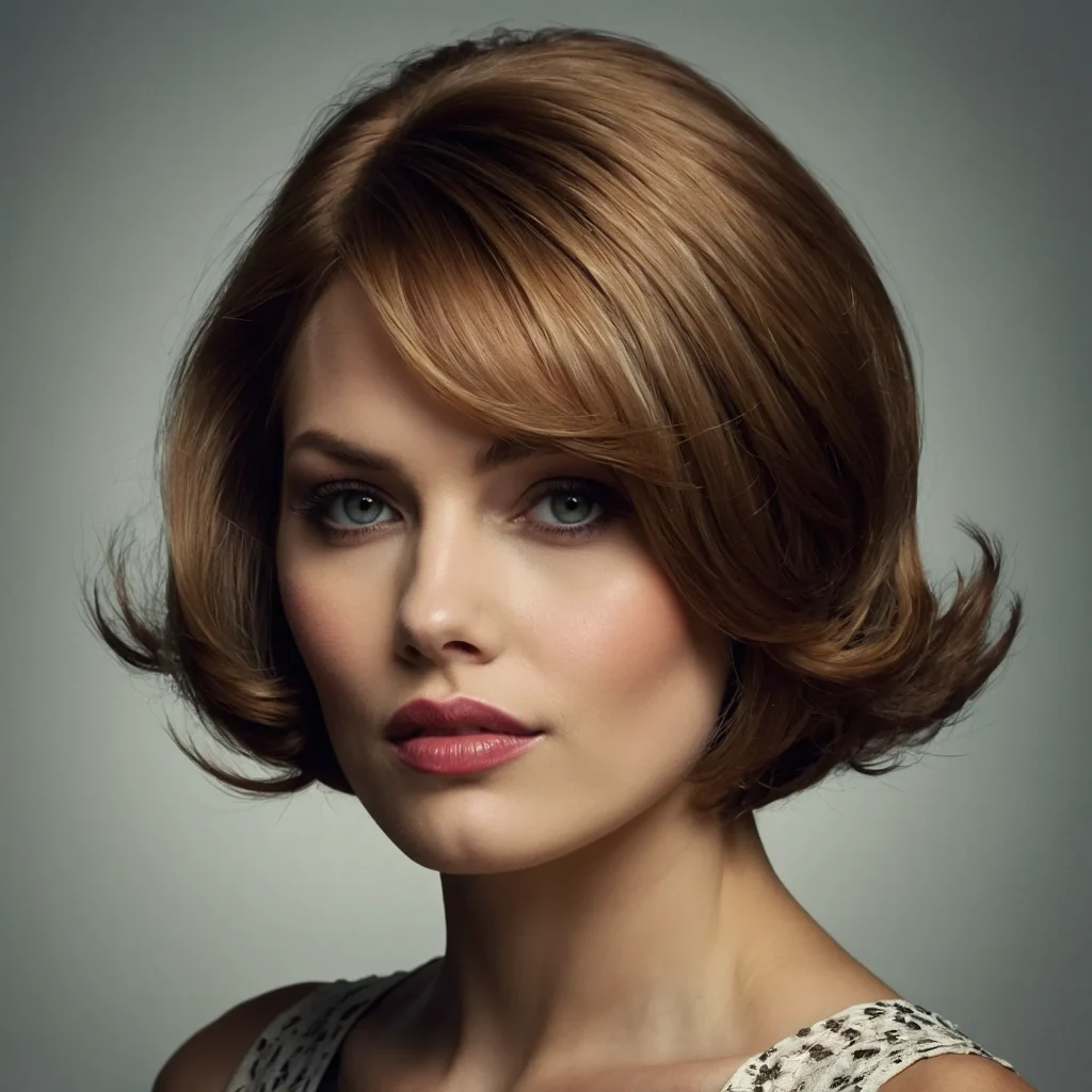 Realistic portrait of a woman with a flippedo 3