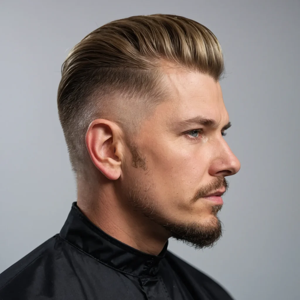 Short Burst Fade Mulletwhite man with sho 3