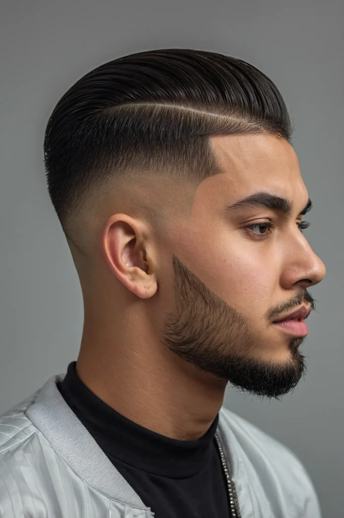 Skin Fade with Line Upboy with skin fade 0