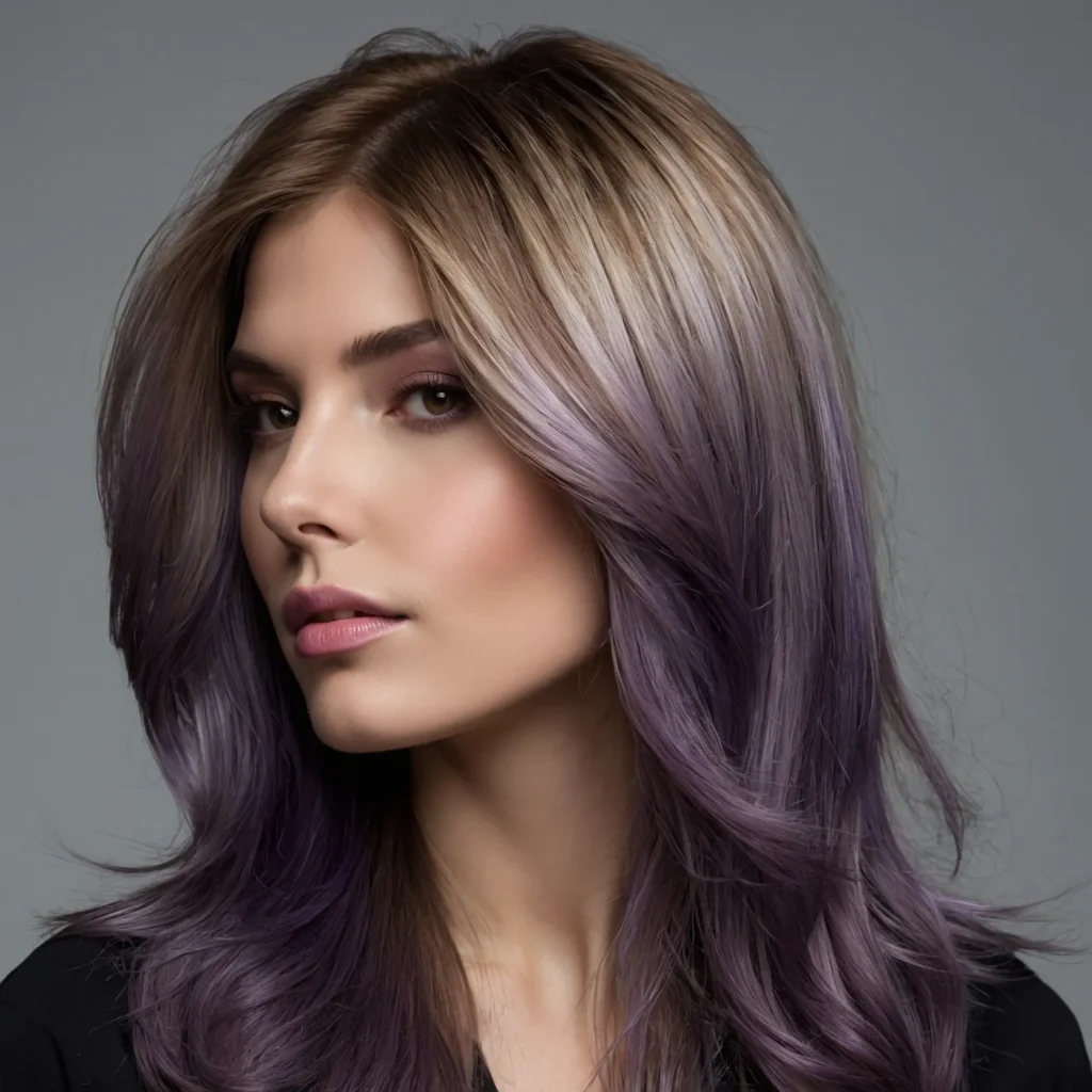 Sleek straight mediumtolong hair with smoot 1