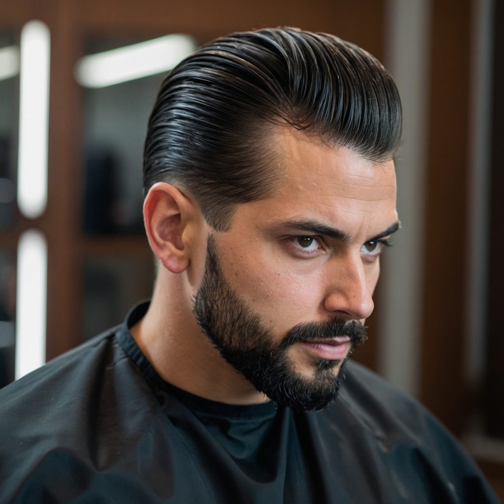 Slicked Back Blowout Taperman with slicke 0