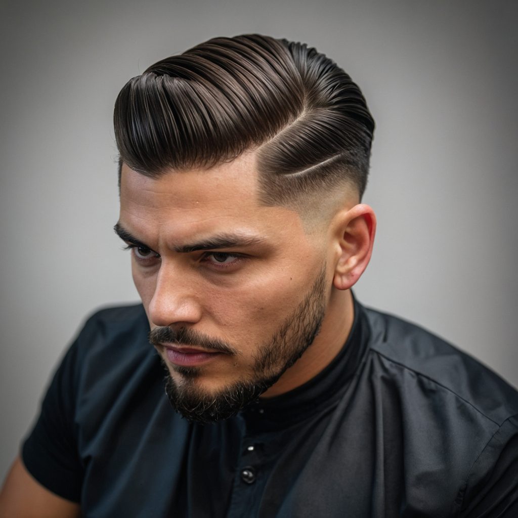 Slicked Back Blowout Taperman with slicke 3