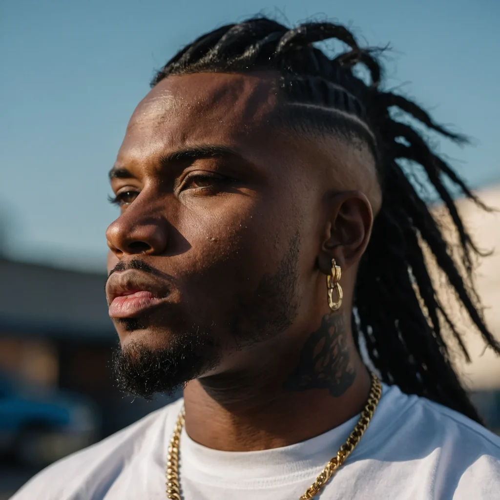 SouthsideInspired Burst MulletBlack man wit 0