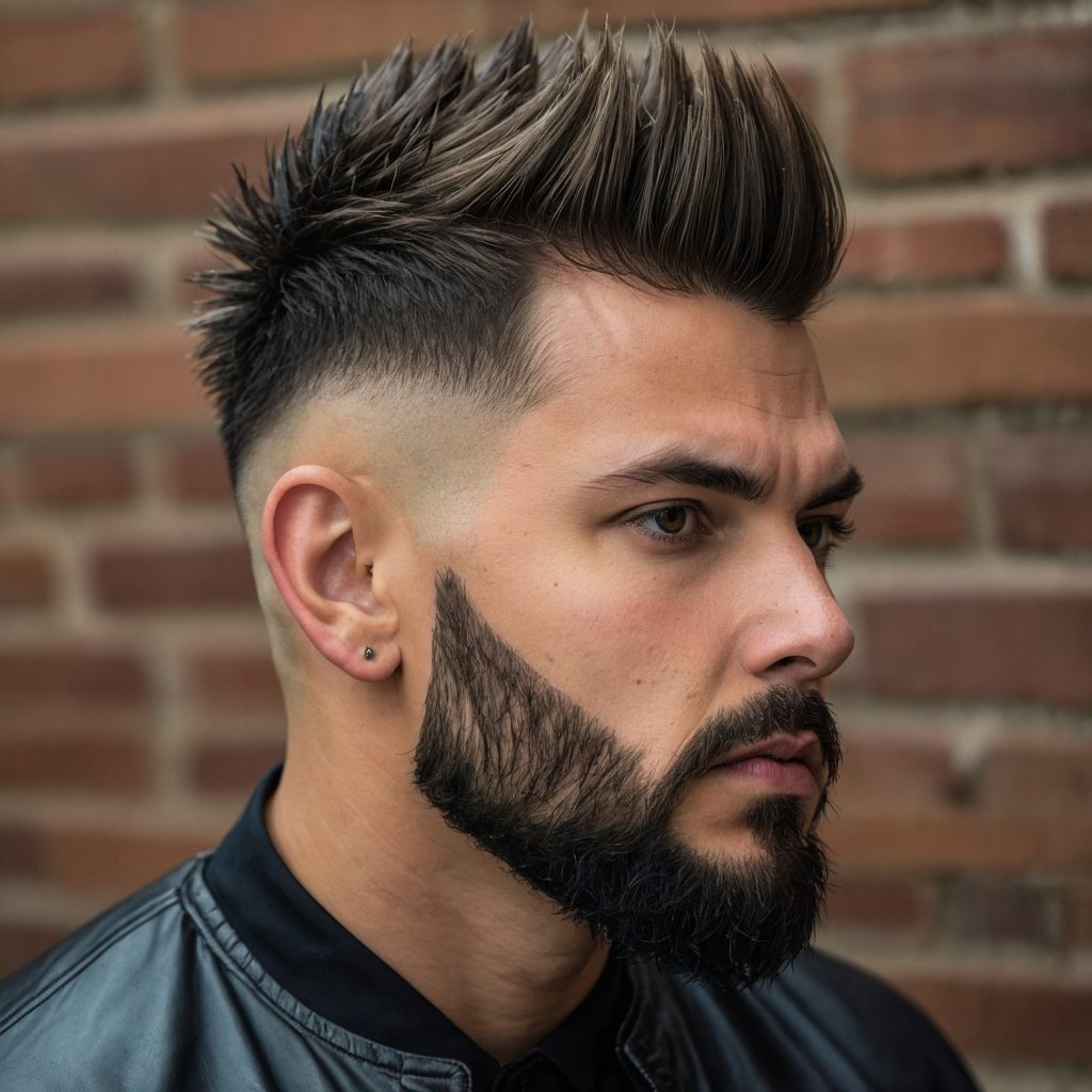 Spiky Blowout with Sharp Taperman with spik 0