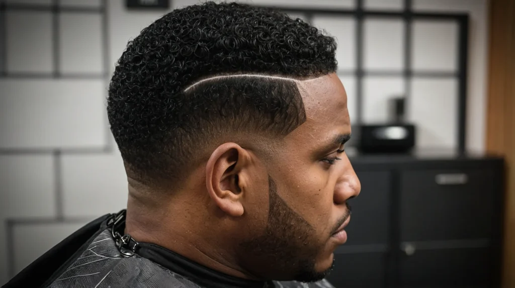 Taper Blowout with Part DesignBlack man wit 0