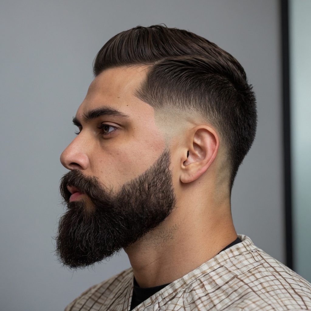 Taper Fade with Beardman with taper fade 0