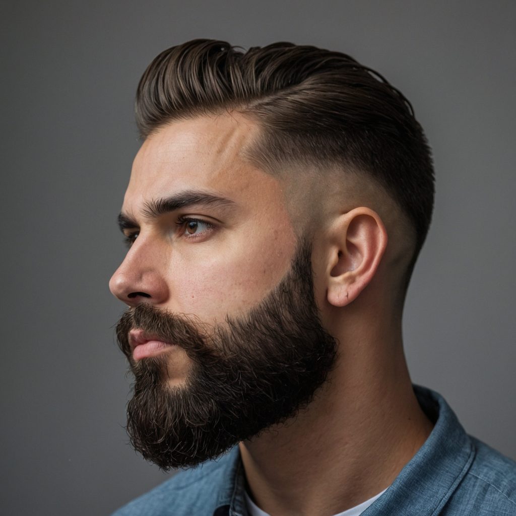 Taper Fade with Beardman with taper fade 3