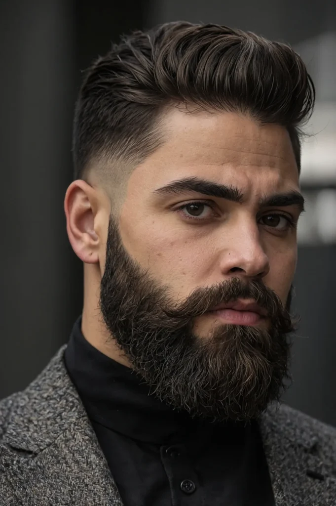 Taper Fade with Beardman with taper fade 3