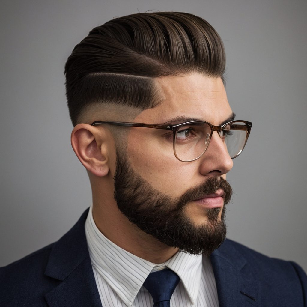 Taper Fade with Comb Overman with combove 0