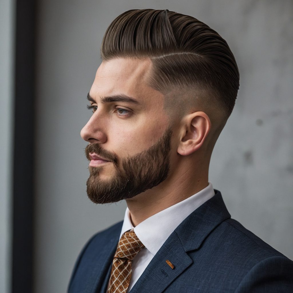 Taper Fade with Comb Overman with combove 3
