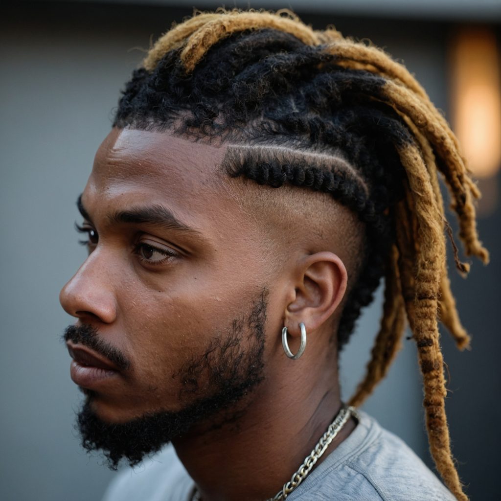 Taper Fade with Dreadsman with shorttomediu 0