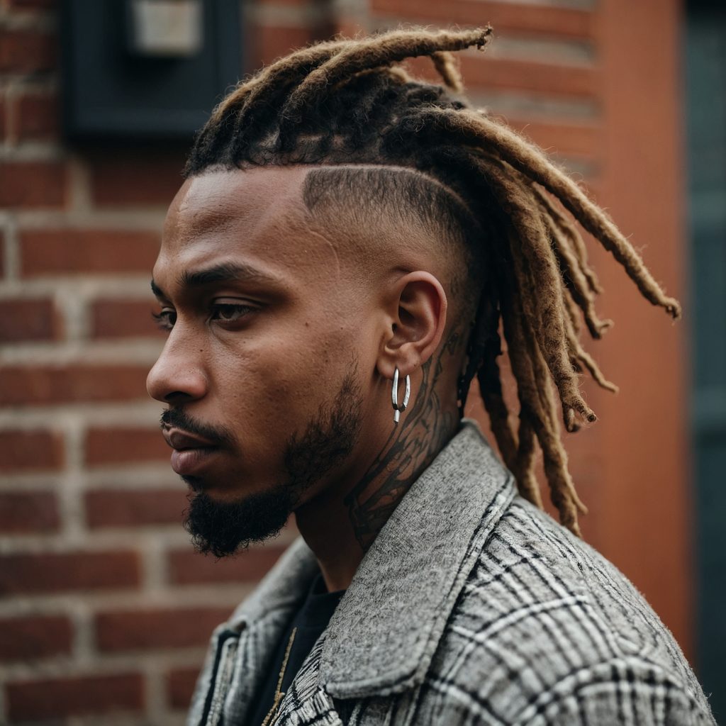 Taper Fade with Dreadsman with shorttomediu 3