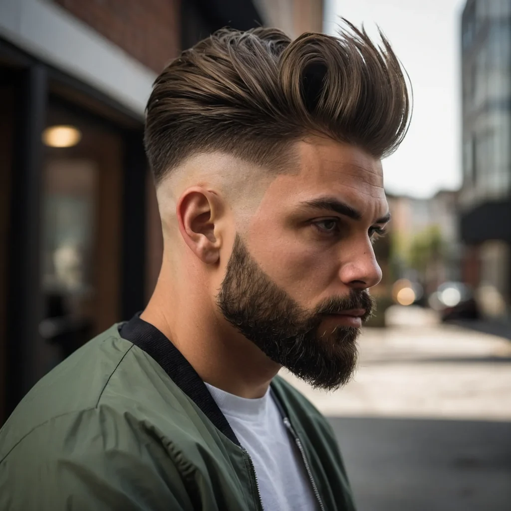 Taper Fade with Side Swept TopTop hair b 3
