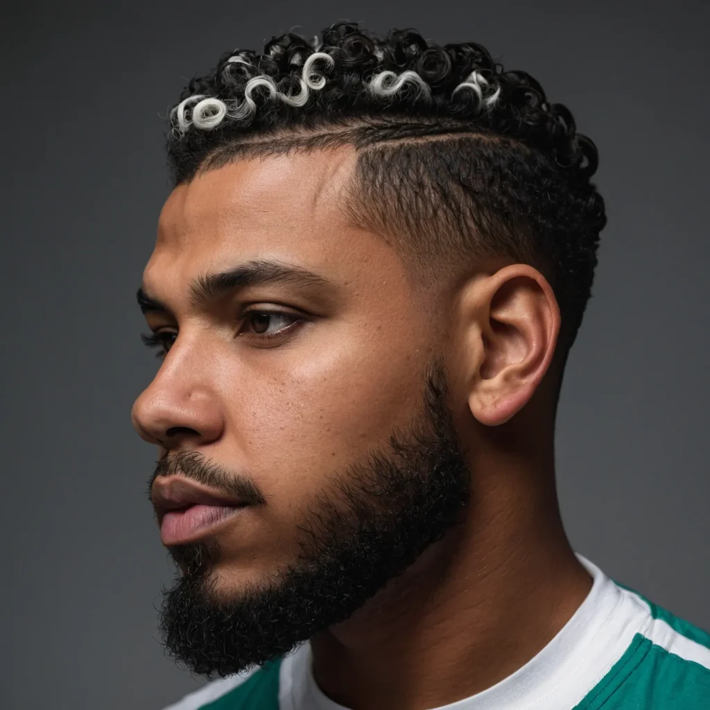 Taper Fade with TwistOut TopMediumlength 0