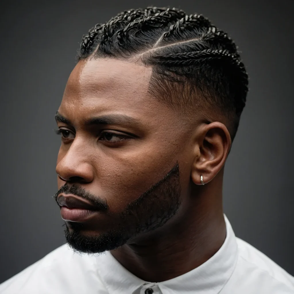 Taper Fade with TwistsA Black man with short 2