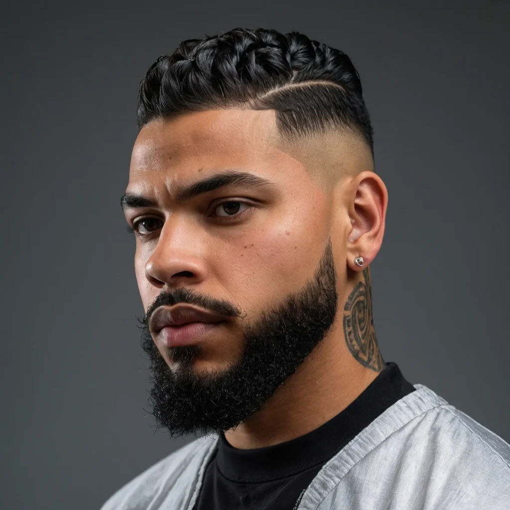 Taper Fade with TwistsTwostrand twisted 3