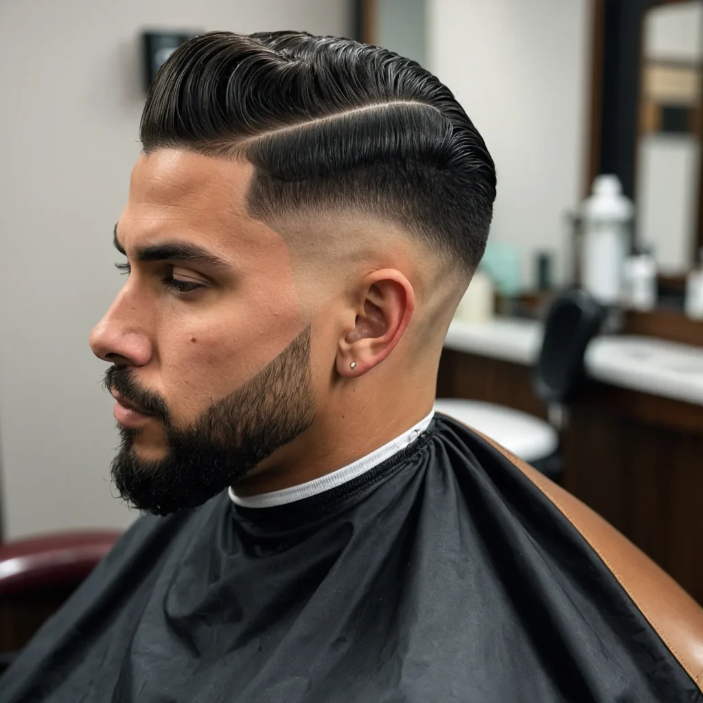 Taper Fade with WavesShort 360style wave 0