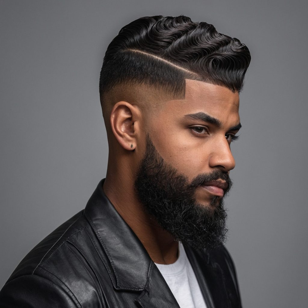 Taper Fade with Wavesman with 360 waves sty 3