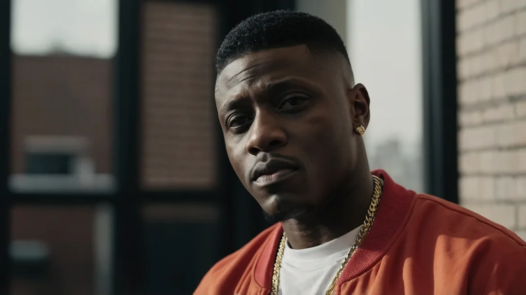 Thick Top Boosie FadeA frontfacing shot of 0