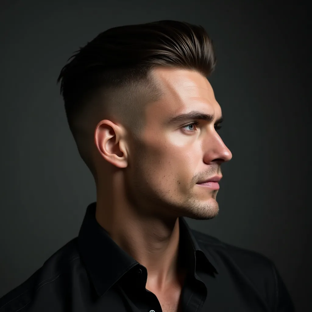 handsome fairskinned male model likely in his mid30 0