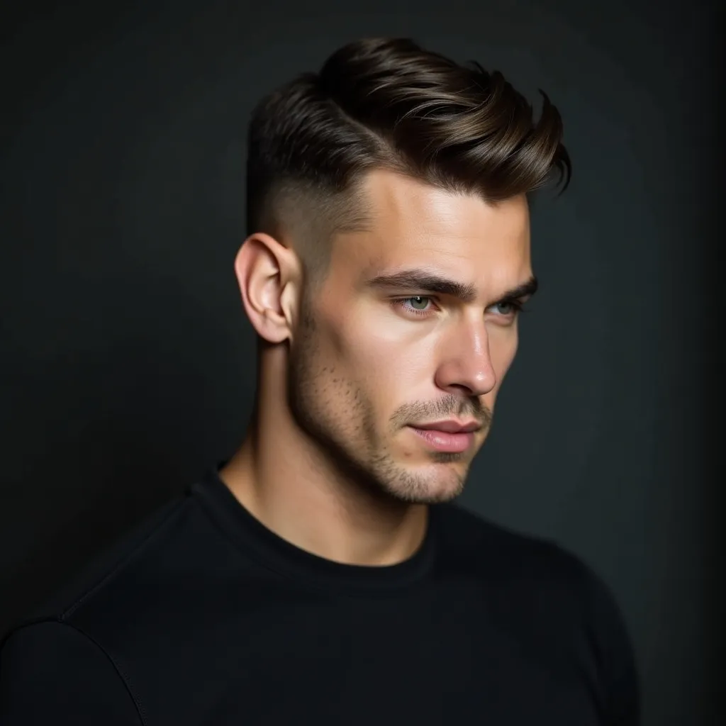 handsome fairskinned male model likely in his mid30 3