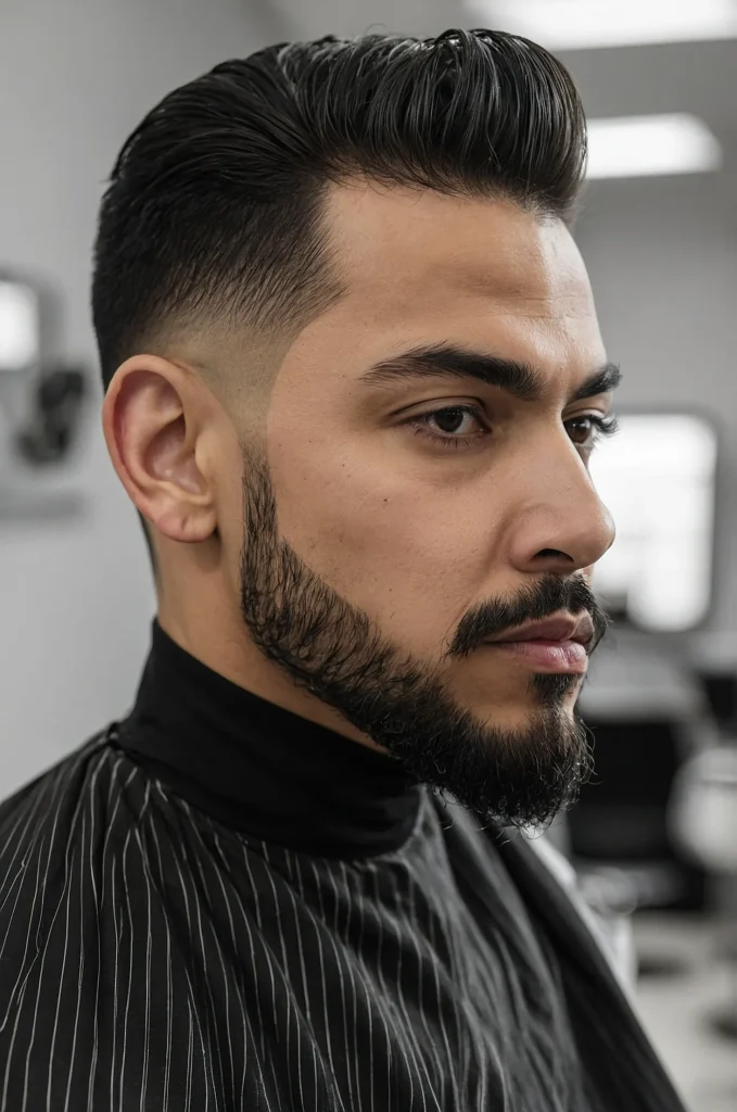 man with low taper fade gradual fade near 5