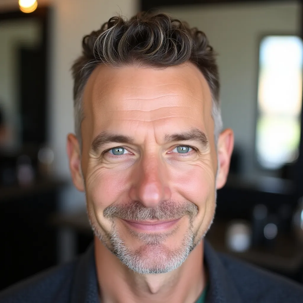 middleaged white man with a strong jawline and gent 3