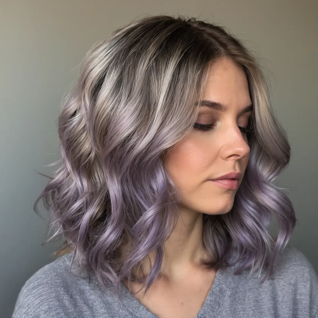 photorealistic closeup of womans hair in 1