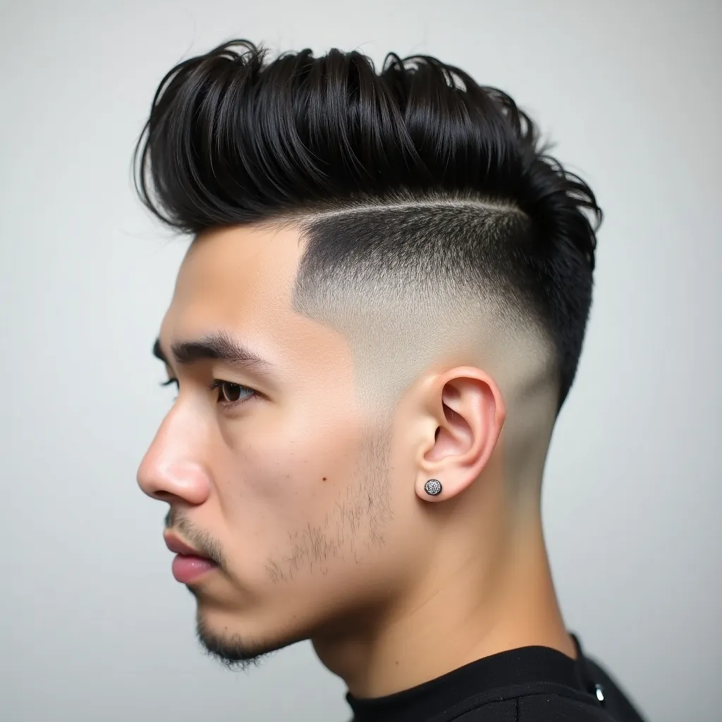 sharp highcontrast studio portrait of a white male 0