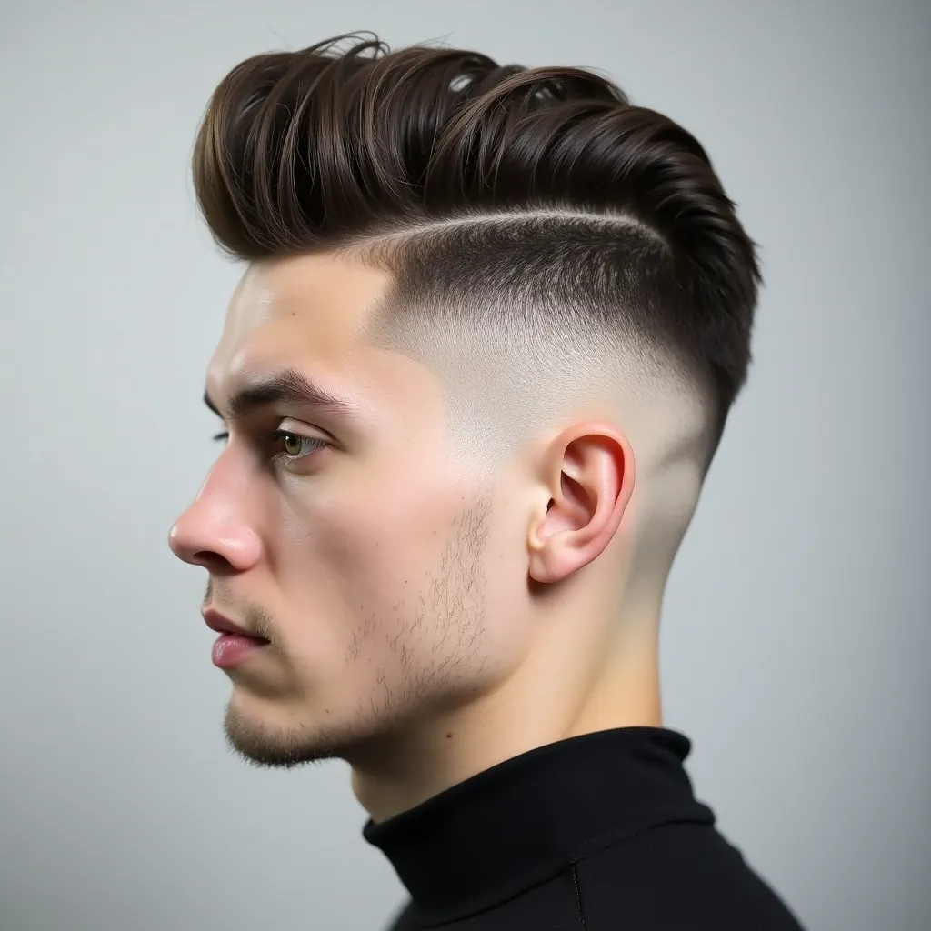 sharp highcontrast studio portrait of a white male 3