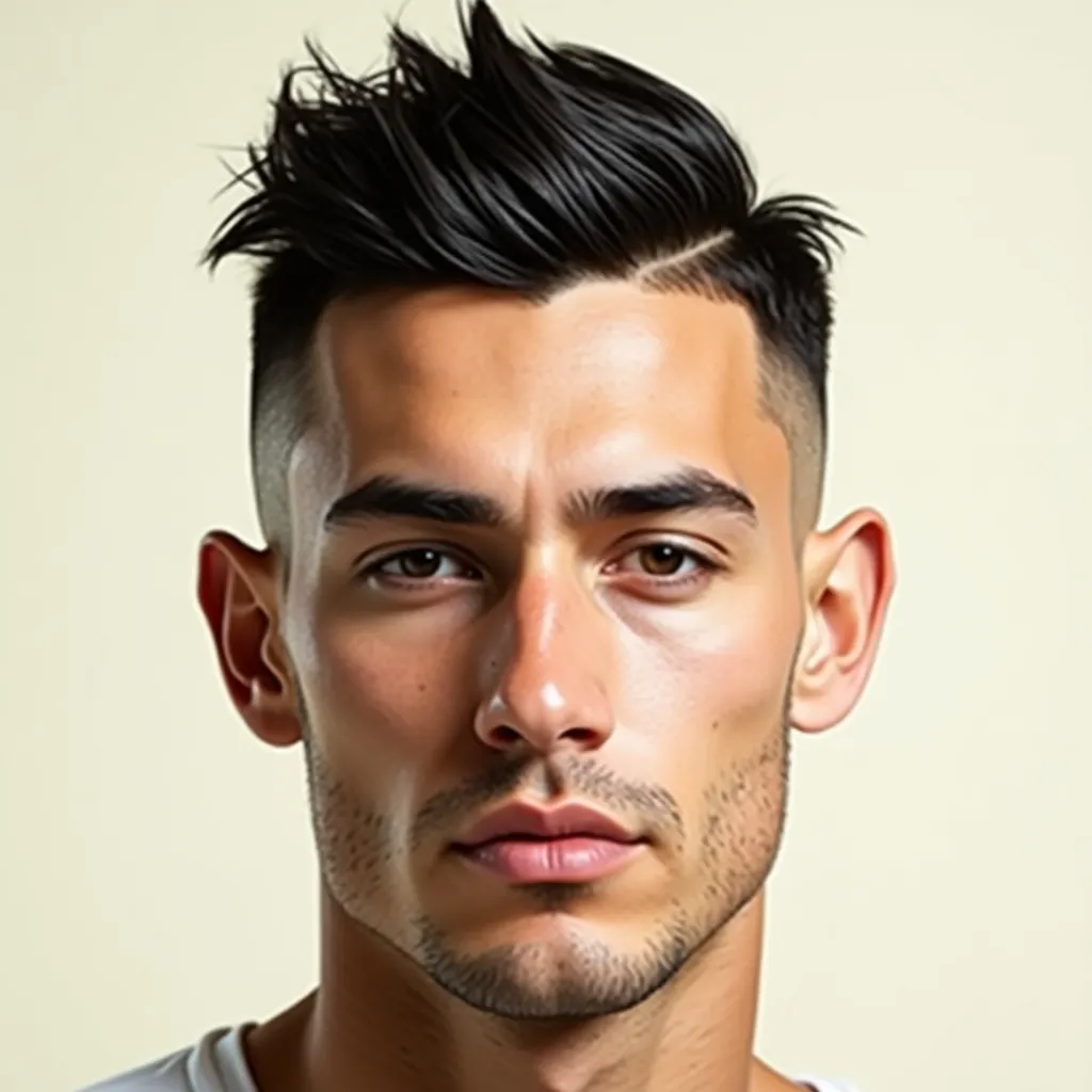 sleek modern portrait of a white man showcasing a d 3