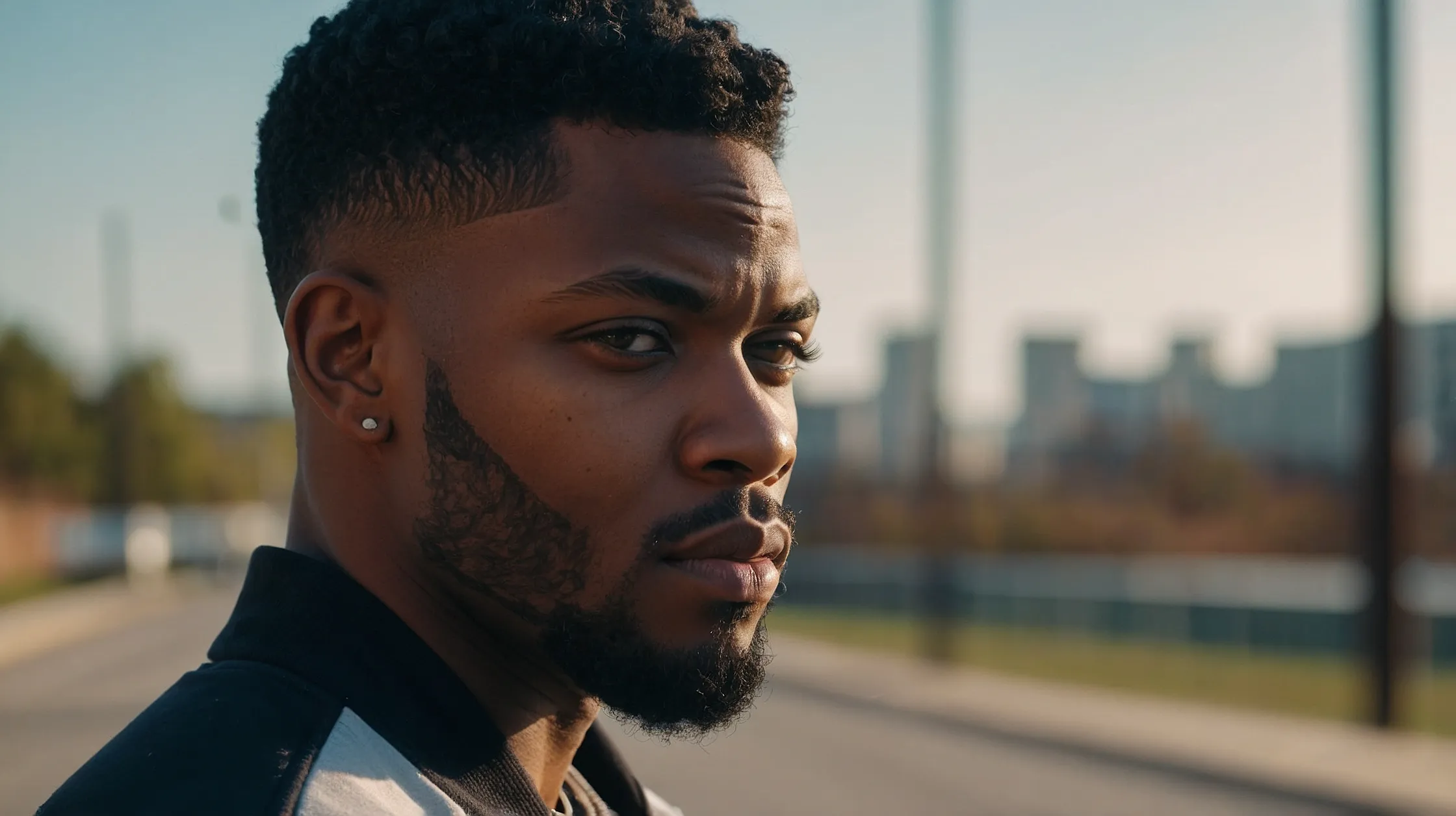 taper fade for black guy