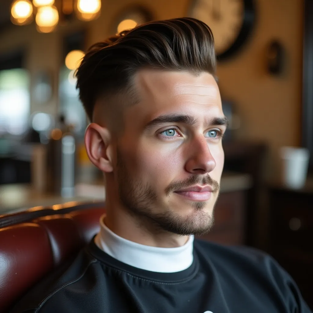 wellgroomed white man likely in his 30s with a prom 0