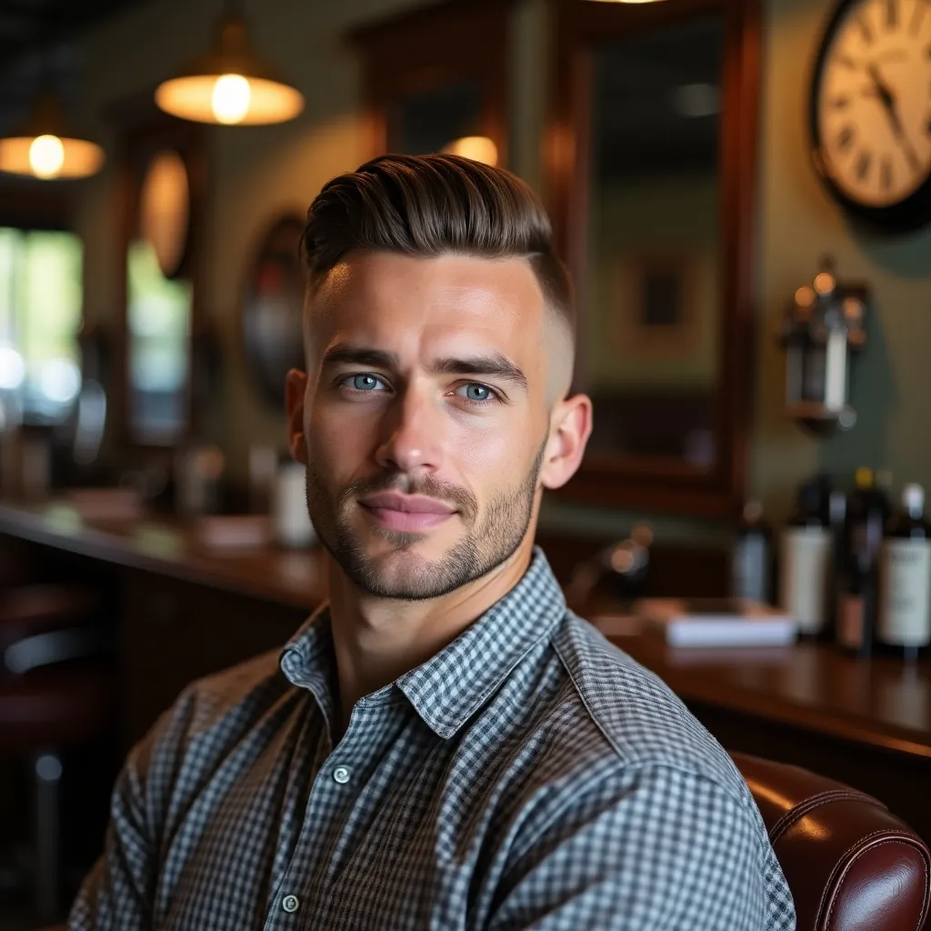 wellgroomed white man likely in his 30s with a prom 3